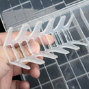Rack Transparent AA AAA C D 9V Hard Plastic Battery Case Holder Storage Box