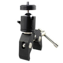 Super Clamp + 1/4" Thread Ball Head for Cameras Lights Umbrellas Hook Shelve