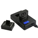 Fits for GOPRO3/2 Camera Battery Charger LCD Display USB Input Safe Portable