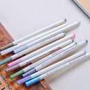 10pcs/set Metallic Markers Glitter Paint Pen Calligraphy Brush Pens for DIY Arts