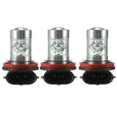 2PCS Yellow H8 Fog Light 3030 LED Driving Projector DRL Bulbs 1000LM Dur HDB