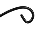 Iron Hanging Plant Stand Holder 2 Hooks for Landscaping Garden Decor Black