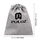 Grey PULUZ Soft Flannel Pouch Bag with Stay Cord for GoPro NEW HER