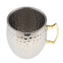 2x Stainless Steel Hammered Moscow Mule Mug Drink Cup Camping Office 500ml
