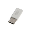 USB 3.1 Type C Male to Micro USB Female Adapter Converter for Phone White