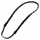 Bridal Wig Plait Braid Hair Band Headband Hippy Gypsy (nature black)