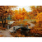 40x30cm Autumn Scenery DIY Paint By Numbers Oil Painting Kit Canvas