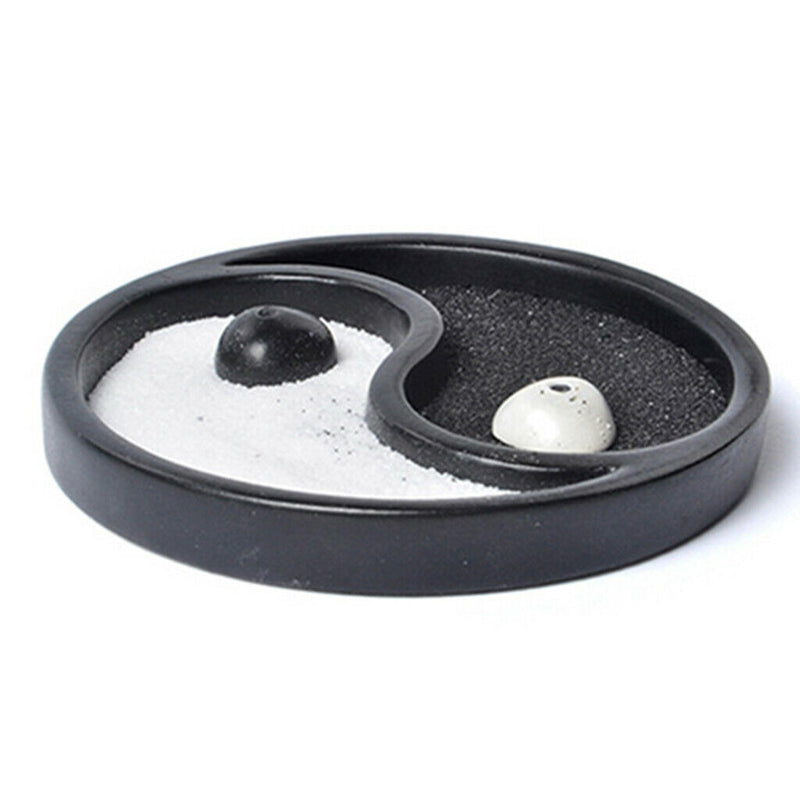 2pcs  Small Garden Mini Dry Landscape Bridge,Chair