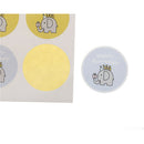 40x/5 sheets elephant happy birthday packaging seals stickers label cute