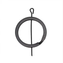 20x  DIY 25mm Black Keyring Keychain Split Ring Chain Key Rings  Jewelry