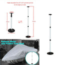 Adjustable Telescopic Boat Cover Support Pole System 580 to 1380mm Marine