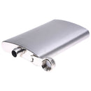 Whiskey Pocket 10oz Hip Flask Liquor Alcohol With Stainless Steel Screw Cap Y4E8