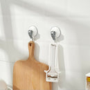 2pcs/set Kitchen Bathroom Organizer Strong Heavy Duty Adhesive Wall HooksSEAU