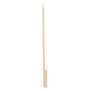 30pc BBQ Wooden Bamboo Paddle Skewers Disposable Cocktail Party Barbecue