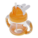 240 ML Baby Soft Spout Sippy Cup With Handles Style 2-Yellow
