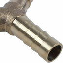Y-hose connector made of brass, 3-way connector, for 8 mm hoses