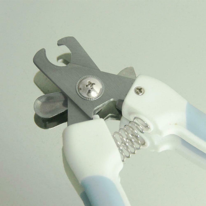 Pet Toe Care Stainless Steel Dog Cat Claw Nail Clippers Nail Trimmer(Blue) A
