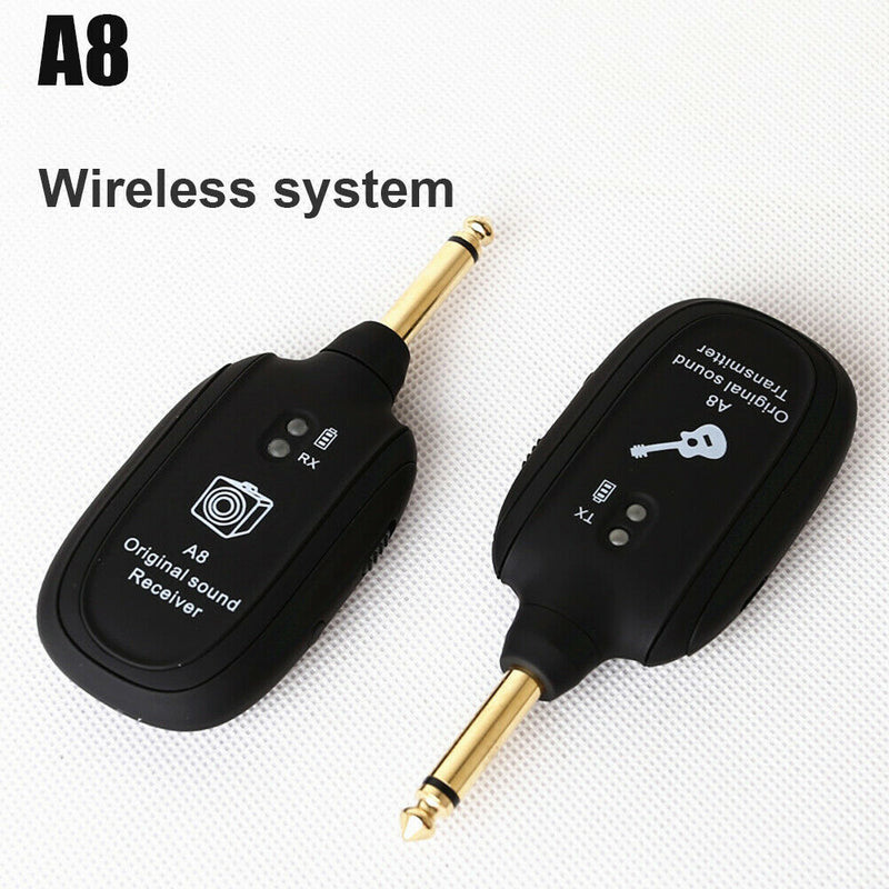 Electric Guitar Wireless Transmission System USB Charging Pickup Receiver