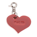 Premium Heart Shaped Pet Aluminum ID Tags Keychain - Dogs Cats Necklace Collar