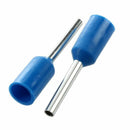 Blue PVC Sleeve Insulated Pin Crimp Terminals Connector for 21 AWG 1000 Pcs H9J5