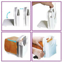 Bread Slicer Guide for Homemade, Loaf Cutter Machine, Foldable Adjustable Slicer