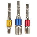 1X(Impact Adapter And Reducer Socket Adapter Set 1/4 Inch 3/8 Inch 1/2 Inch