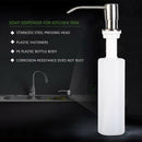 300ml Kitchen Sink Liquid Soap Dispenser Stainless Steel Plastic Bottles A