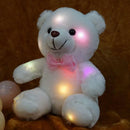 1X Light Up Glow Pillow Soft Cosy Relax Cushion Bear Plush Stuffed Bear-2018