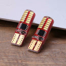 2pcs 5W T10 24LED 3014 SMD Car Width Light Bulbs Waterproof Silicone Light