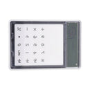 Desk Solar Transparent Touch Calculator Black 8 figures S1A9