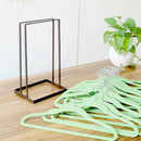 Iron Clothing Organizer Hanger Holder Hook Stacker Rack Storage fr Family Daily