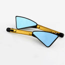 2x Universal CNC Rearview Side Mirrors MotorcycleRearview Side Mirror 8m DUP