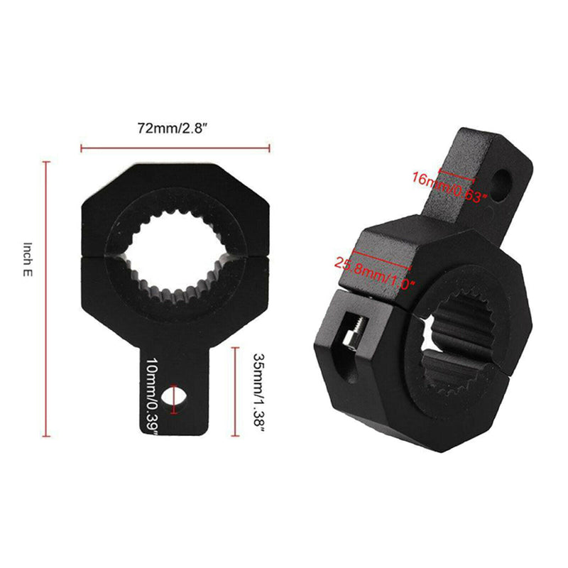 4pcs/set Off-Road ATV UTV Light Bar Mounts Mounting Bracket Bar Clamp Kits