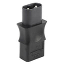 IEC320 Male C8 To Female C9  Power Extension Adapter 6A  250V