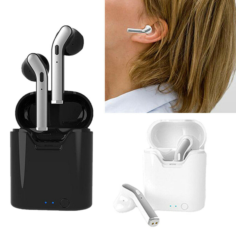H17T Wireless Earbuds Bluetooth Headset 5.0 Hi-fi Sound True Bass Stereo  Black