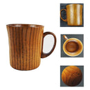 Tea Cups Milk Natural Wooden Primitive Coffee For Juice Handmade Wood 5S7X