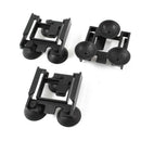 3 Pcs Sauqre Bracket Fish Tank Internal Filter Suction Cup Black N5T5