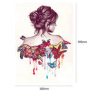 5D DIY Full Drill Diamond Painting Butterfly Beauty Cross Stitch Embroidery