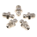 250 Pack M8 Brass Zerk Straight and 180 Degree Grease Zerk Nipple Fittings
