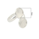 10pcs Adjustable Ring Base Double Base Settings Blanks Jewelry Findings