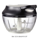 Powerful Manual Meat Grinder Mixer Blender Chop Fruit Vegetable Nuts Shredders