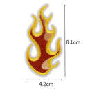 DIY Rock Flames Fire Embroidery Sew On Iron On Patch Badge Fabric Applique Craft