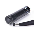 Mini UV Ultra Violet 9 LED Flashlight Blacklight Light Inspection Lamp Torch ~ï¼ˆ