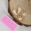 Small Hand Foot Silicone Mold Fondant Mould Cake Decorating Tool JR