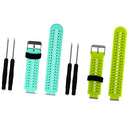 2 Pcs Replacement Bands for Garmin Forerunner 220 230 235 620 630 735 Fitness