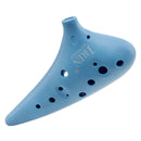 1 Set ABS 12 Holes C Tone Ocarina Blue w/ Gig Bags & Strap Folk Instrument