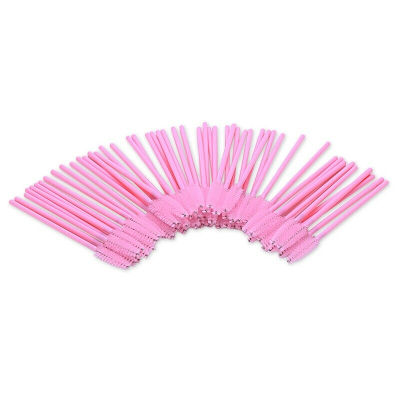 50 pcs Disposable Eyelash Brush Mascara Wand Applicator for Eyelash Extensi J2Z3