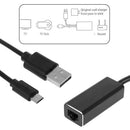 Fire TV Stick HD 480 Mbps Micro USB2.0 to RJ45 Ethernet Adapter 10/100 Mbps