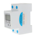 Din Rail Single Phase 2 Wire Electricity Energy Meter 50Hz AC 220V 10(40)A
