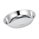 Hotel Stainless Steel Kitchen Table Dinning Dinner Plate for Seafood 30CM